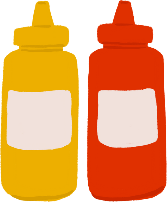 Mustard and Ketchup